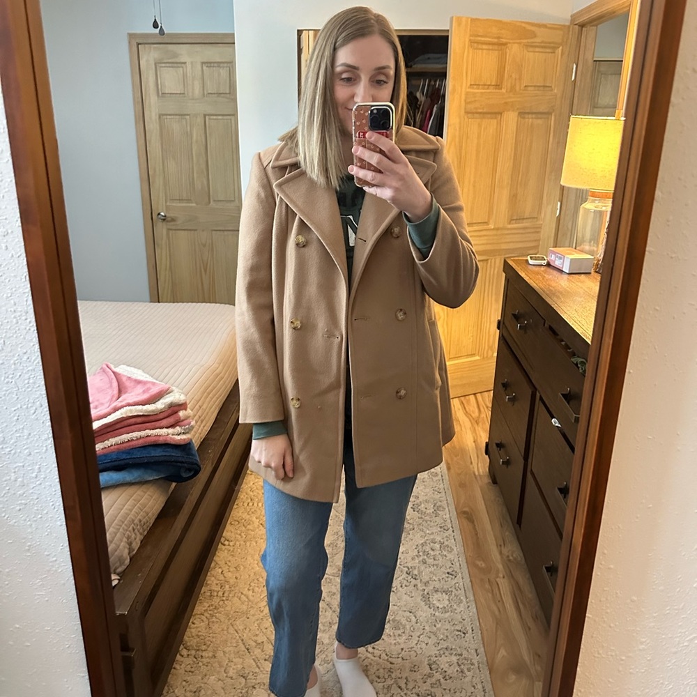 Pendleton Tan Pea Coat
